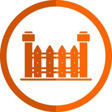 Çit. Web basit illüstrasyonu