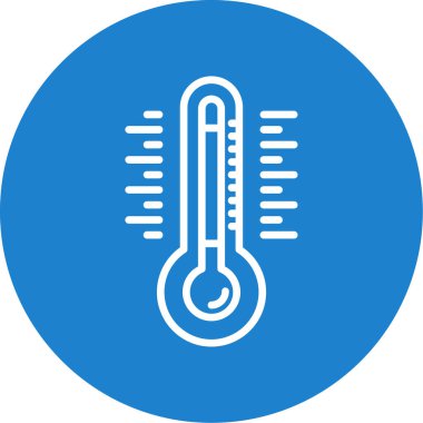 sıcaklık web simgesi, vektör illüstrasyonu 