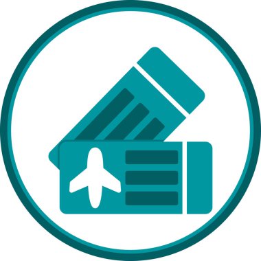 uçak ikonu vektör illüstrasyonu