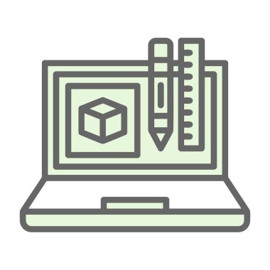 bilgisayar simgesi, vektör illüstrasyonu