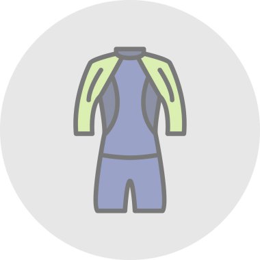 Ceket simge vektör çizim