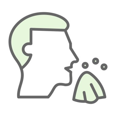 konuşma balonu avatar karakter ile genç adam