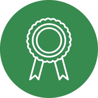 Madalya. Web simgesi basit illüstrasyon