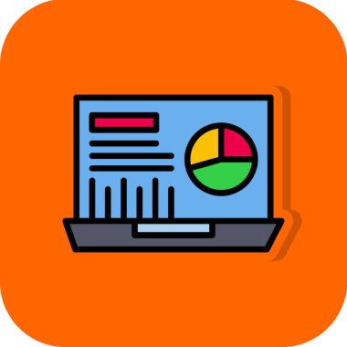 turta grafik simgesi, düz biçim