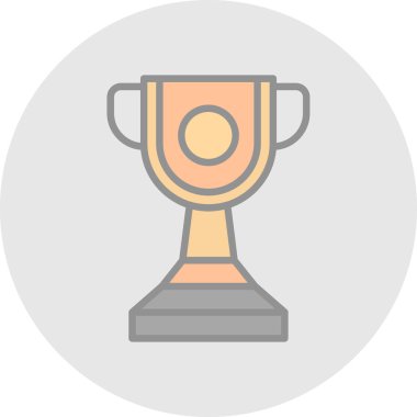 kupa vektör illüstrasyonu, simge ögesi arkaplanı                       