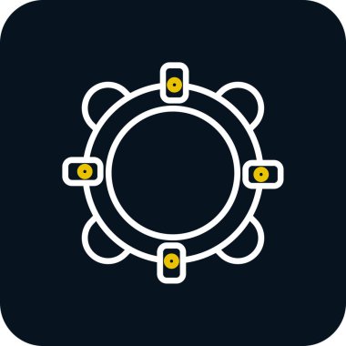 seo modern simgesinin vektör illüstrasyonu