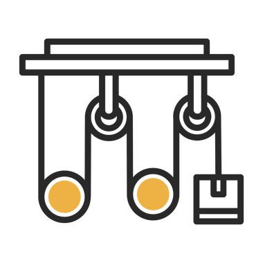 abacus ikon vektör illüstrasyonu