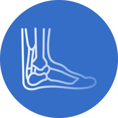 Ayak izi simgesinin vektör illüstrasyonu