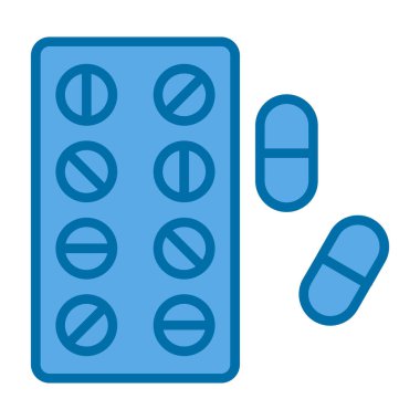 hap simgesi, vektör illüstrasyon tasarımı 