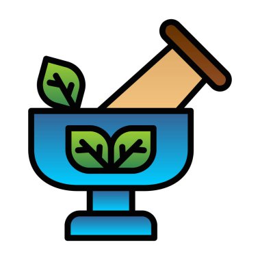 Havan ağı simgesi, vektör illüstrasyonu