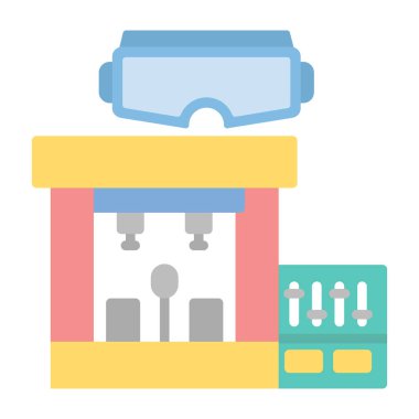 yiyecek teslimatı düz vektör simgesi