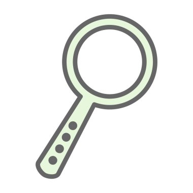 büyütme cam vektör simgesi