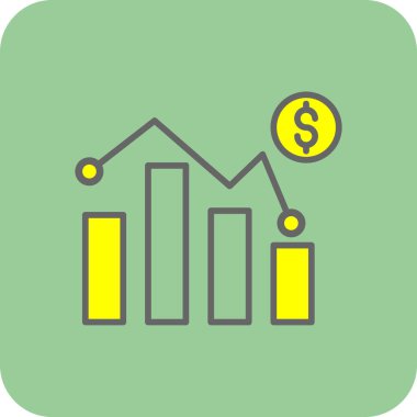 Ölçümleme, iş analizi vektör çizgisi simgesi