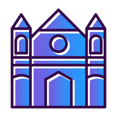 mimari yapı şehir simgesi - taslak biçimi