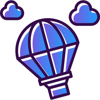 bulut hava balonu simgesi