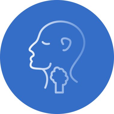 İnsan kafası. Basit resimleme