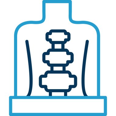 Satranç ikonunun vektör illüstrasyonu