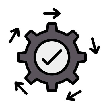 izole vektör simgesi ayarlanıyor. Bu simge kolayca değiştirilebilir ya da düzenlenebilir.