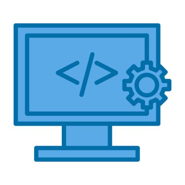 Web tasarım geliştirme simgesi 