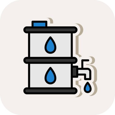 su pompası renk vektör simgesi düzenlenebilir
