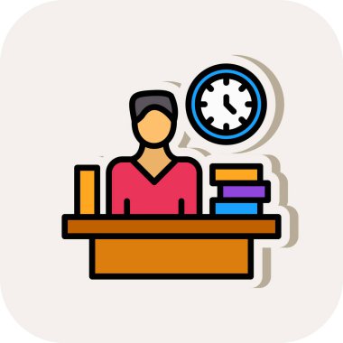 İş adamının vektör illüstrasyonu