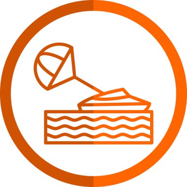 Pastanın vektör illüstrasyonu