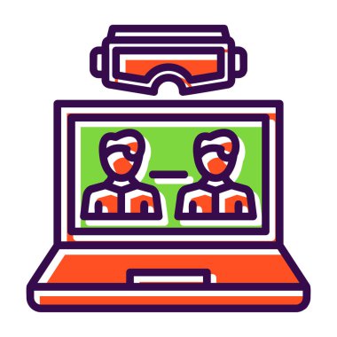 online eğitim, vektör illüstrasyonu