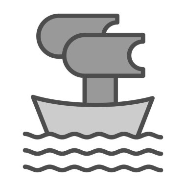 tekne simgesi, vektör biçimi