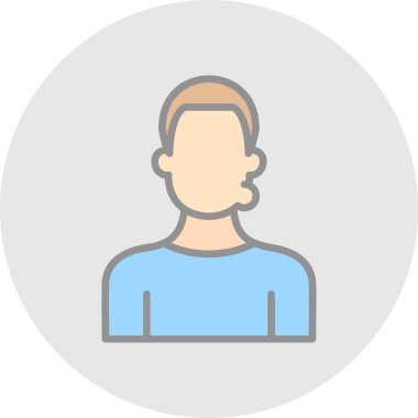 man simgesi vektör illüstrasyonu