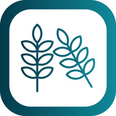 Buğday simgesi, vektör illüstrasyonu basit tasarım