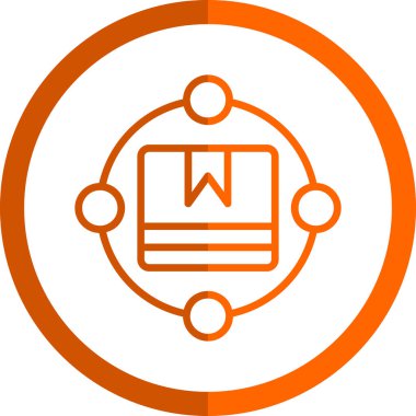 Modern simgenin vektör illüstrasyonu