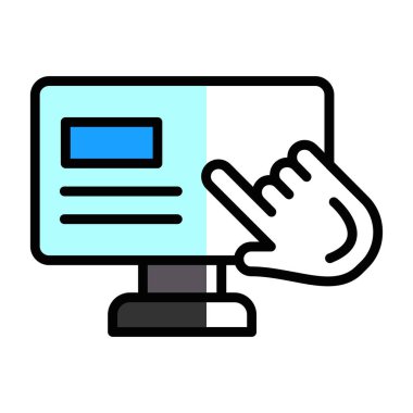 dizüstü bilgisayar simgesi vektör çizimi çizimi