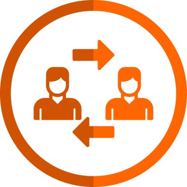 İnsan simgesinin vektör illüstrasyonu