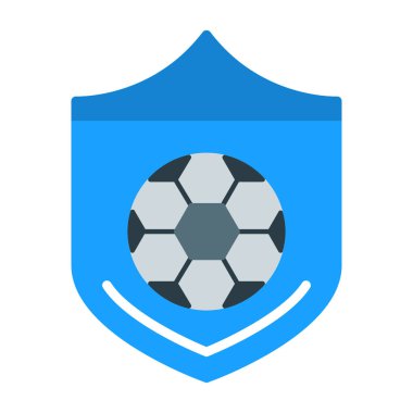 Futbol simge vektör çizim