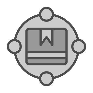 Vektörün ağ simgesi