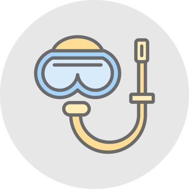 Gözlük simgesi vektör çizim