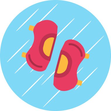 Lastik bot vektör simgesi