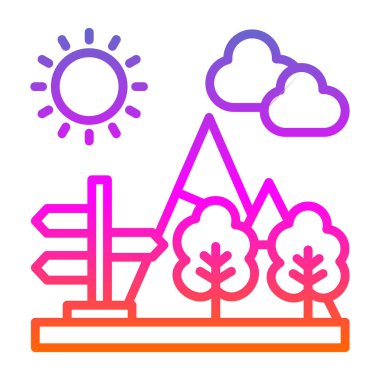 modern simge vektör illüstrasyonu