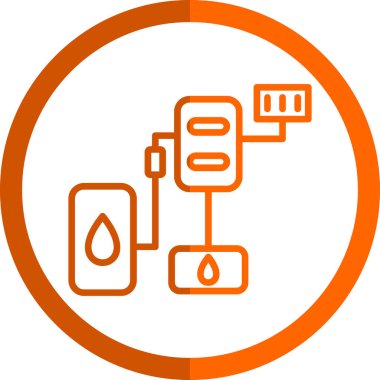 Modern b 'nin vektör illüstrasyonu