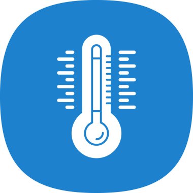 sıcaklık web simgesi, vektör illüstrasyonu 