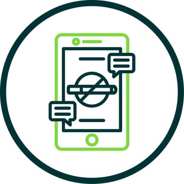 akıllı telefon simgesi vektör illüstrasyonu