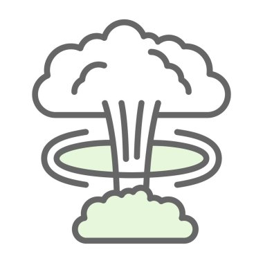 Tek bir simgenin vektör illüstrasyonu