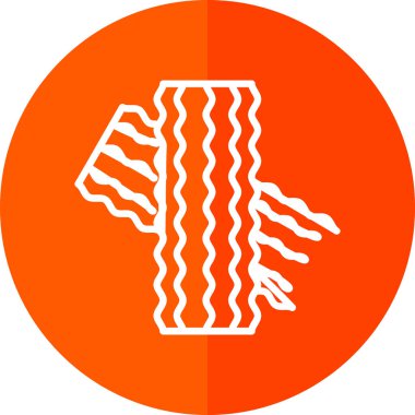 Kırmızı ve beyaz bir arkaplanın vektör çizimi