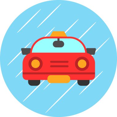 - Araba. Web simgesi basit illüstrasyon