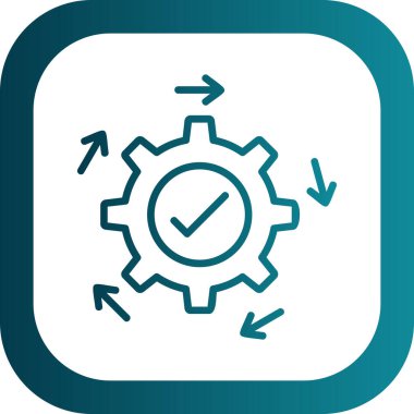 Ayarlama. Web simgesi basit illüstrasyon