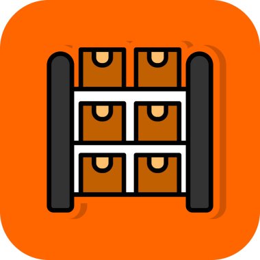 Çizgi film kapısının vektör çizimi