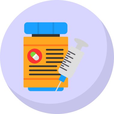 Tıbbi hap vektör simgesi