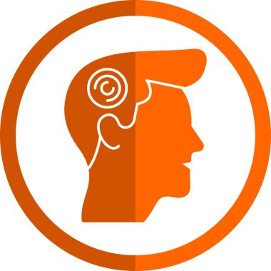 Kafası dairesel bir kafada ve bir fikri var.