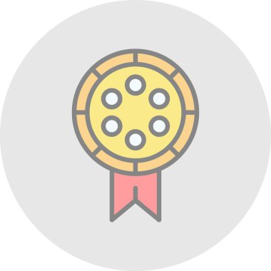 Kupa. Web simgesi basit illüstrasyon