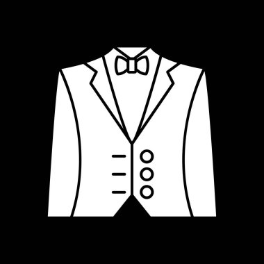 Suit simgesinin vektör çizimi